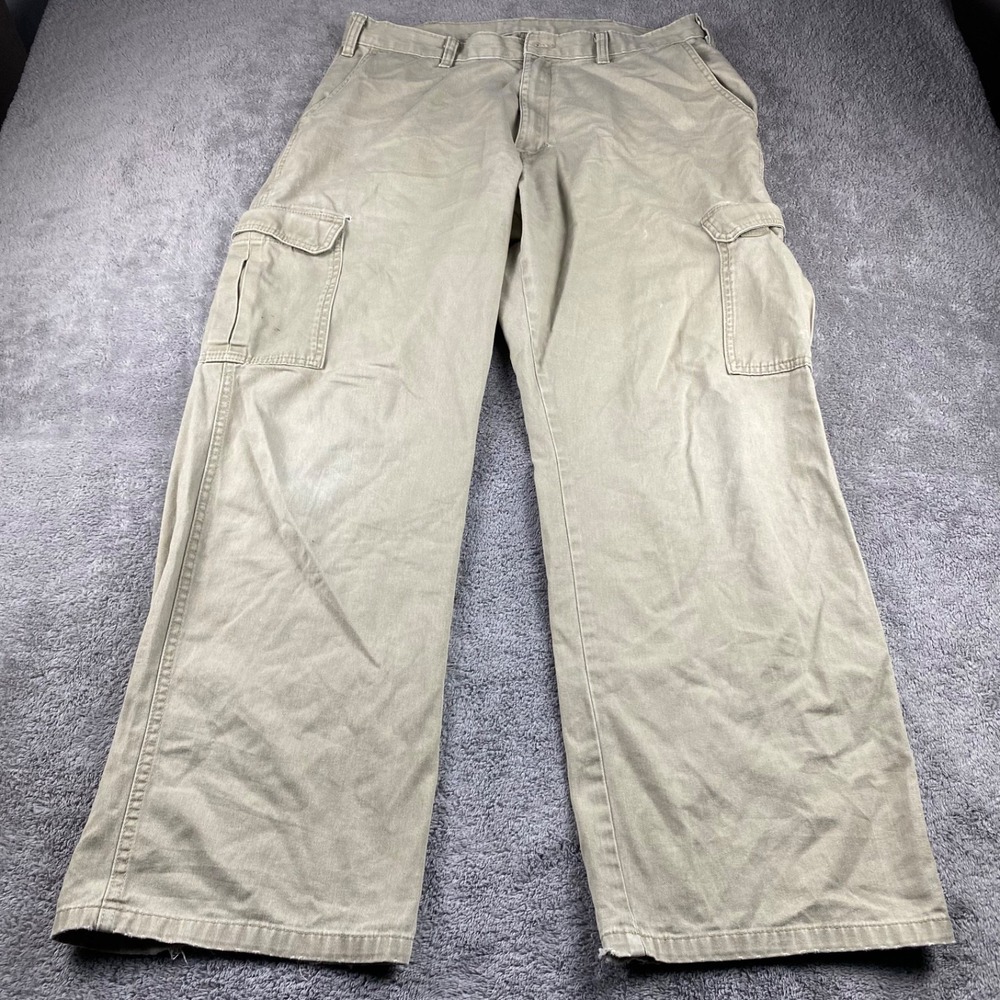 Vintage Dickies Cargo Pants Mens Size 34x29 Beige Skateboard High Rise